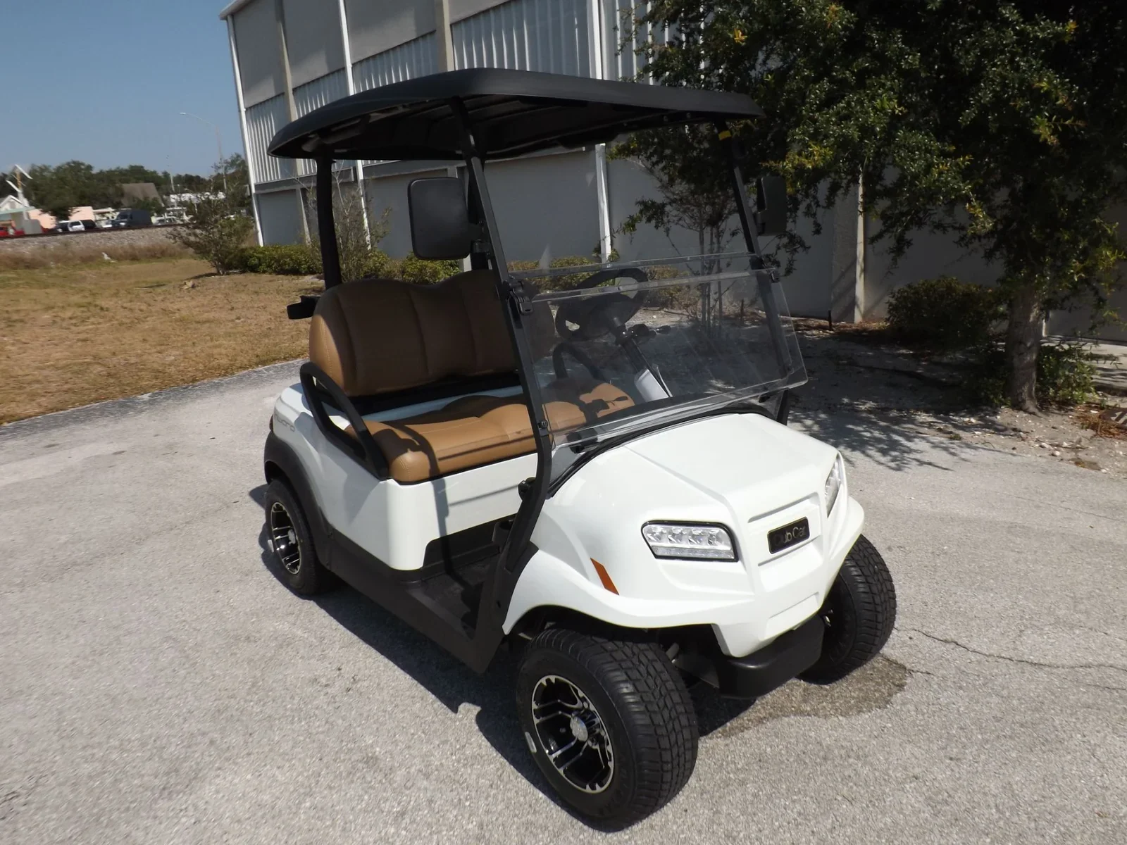 2024 Club Car Onward 2 Passenger Electric Golf Cart | Metallic Glacier White Luxury Neighborhood LSV with AlumiCore™ Frame & AC Power - Image 2