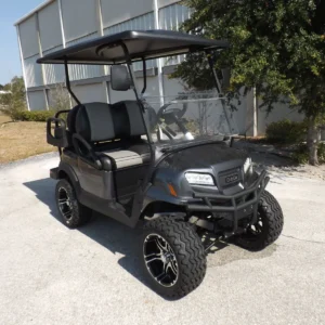 2024 Club Car Onward Lifted 4 Passenger Gas Golf Cart | Premium Lifted LSV with Subaru EFI Engine & Custom Alloy Wheels