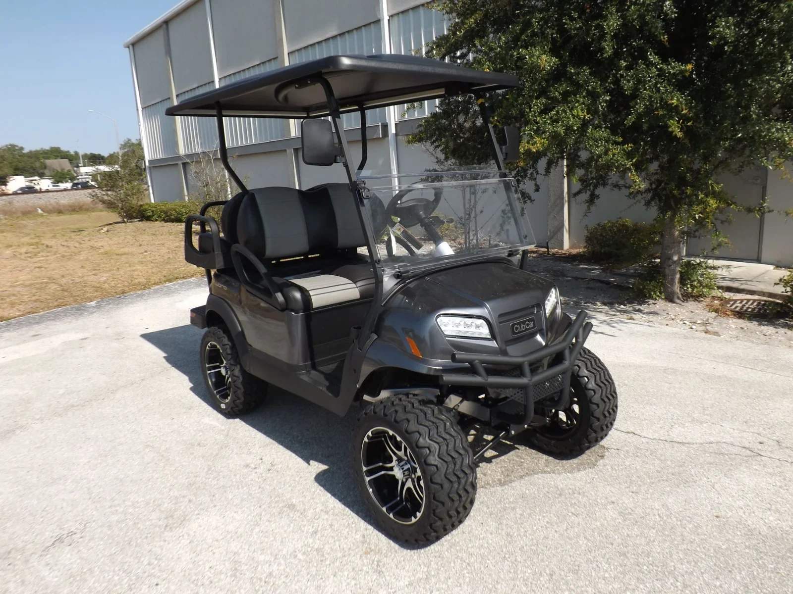 2024 Club Car Onward Lifted 4 Passenger Gas Golf Cart | Premium Lifted LSV with Subaru EFI Engine & Custom Alloy Wheels