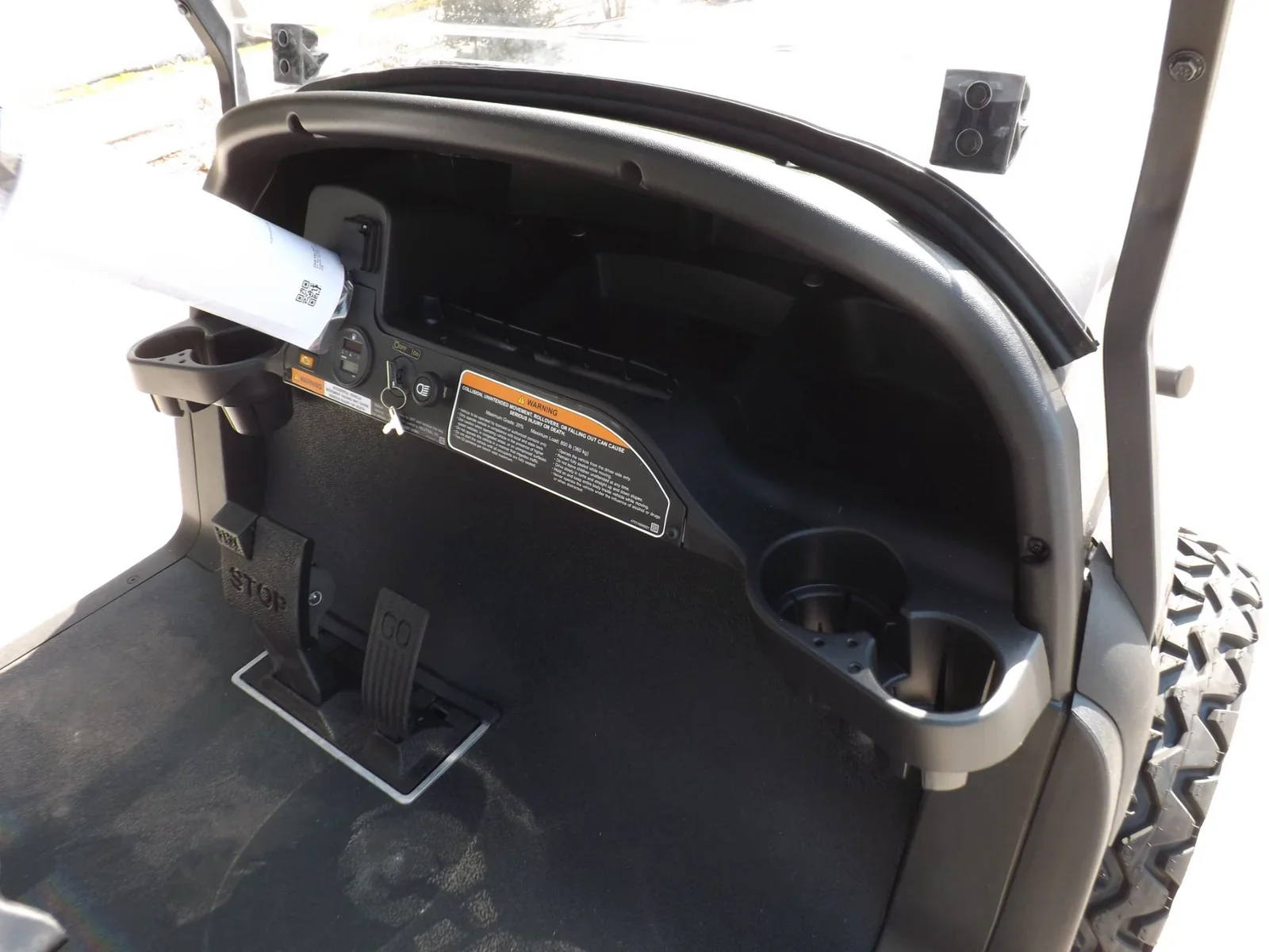2024 Club Car Onward Lifted 4 Passenger Gas Golf Cart | Premium Lifted LSV with Subaru EFI Engine & Custom Alloy Wheels - Image 8