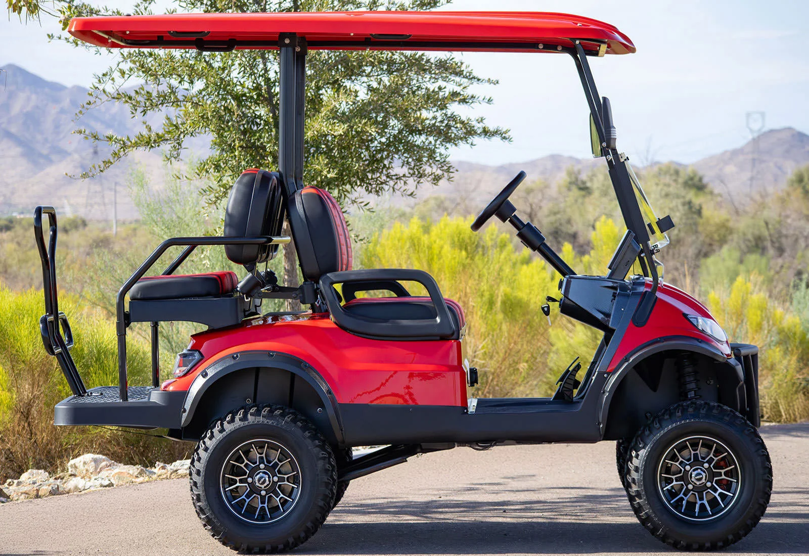 2025 ICON i40L Electric Golf Cart | Lifted 4-Passenger Street-Legal LSV with ECO Lithium Power, 10.1-Inch Touchscreen & Backup Camera - Image 21