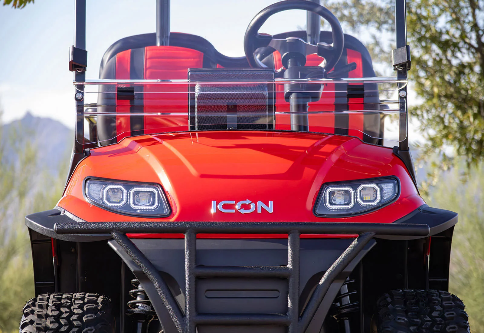2025 ICON i40L Electric Golf Cart | Lifted 4-Passenger Street-Legal LSV with ECO Lithium Power, 10.1-Inch Touchscreen & Backup Camera - Image 22