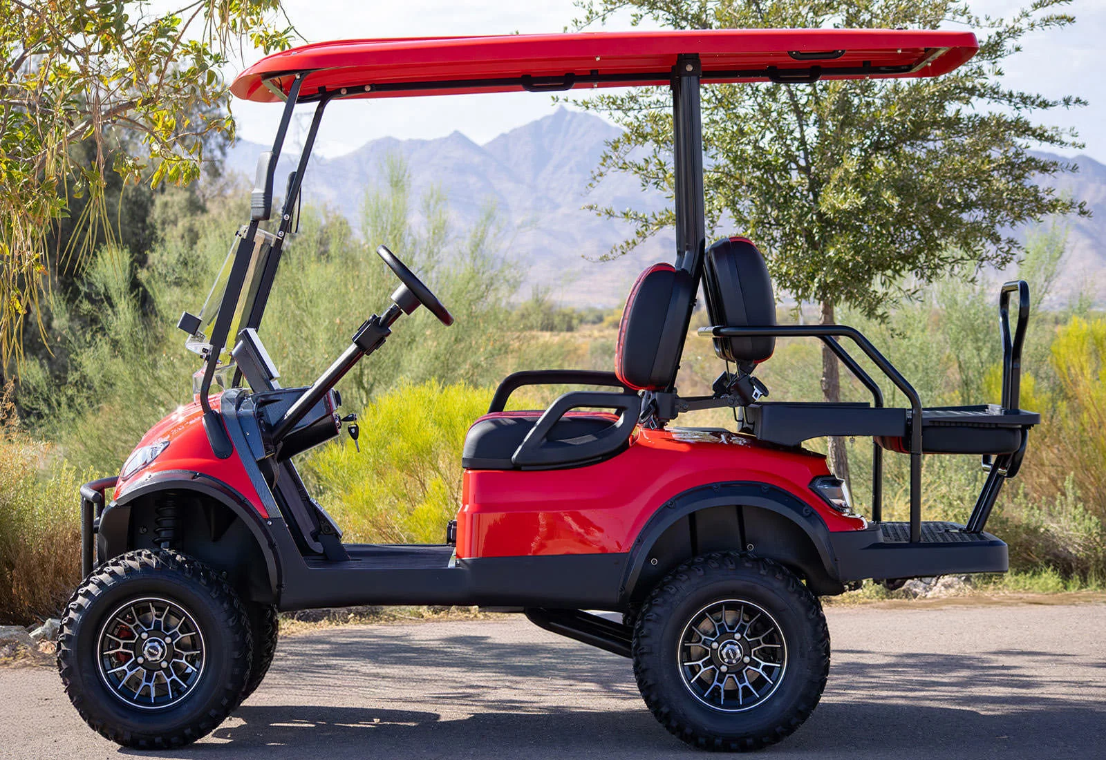 2025 ICON i40L Electric Golf Cart | Lifted 4-Passenger Street-Legal LSV with ECO Lithium Power, 10.1-Inch Touchscreen & Backup Camera - Image 20