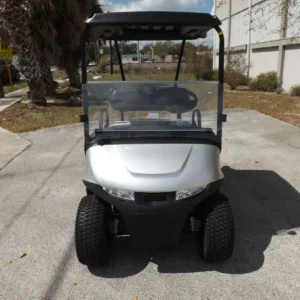 2026 E-Z-GO RXV 2 Valor S EX1 Sport Electric Golf Cart | 2-Passenger Platinum Neighborhood & Course LSV with Elite AC Power