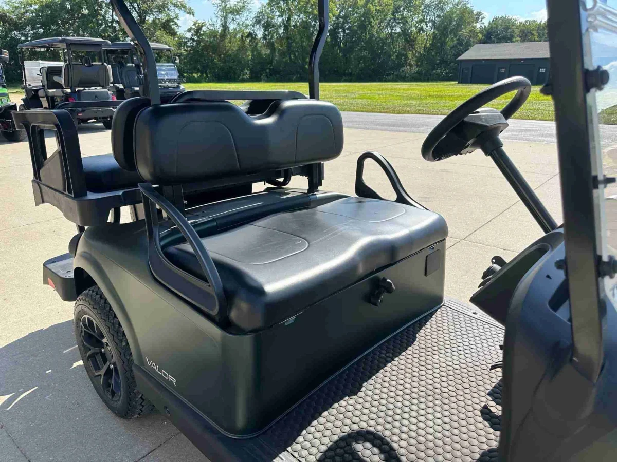 2027 E-Z-GO RXV Valor S+ Gas Golf Cart | 4-Passenger Fleet & Neighborhood Utility Vehicle with Elite Fuel Efficiency & Rear Flip Seat - Image 7