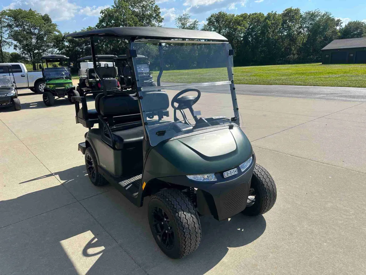 2027 E-Z-GO RXV Valor S+ Gas Golf Cart | 4-Passenger Fleet & Neighborhood Utility Vehicle with Elite Fuel Efficiency & Rear Flip Seat