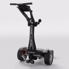 Stewart Golf Approved Refurbished Q Follow Electric Golf Cart | Ultra-Compact Hand-Built Smart Caddie with 3D Hands-Free Tracking