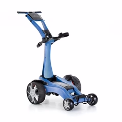 Stewart Golf Q Follow Carbon Range Electric Golf Cart | Hand-Built Carbon-Fiber Finish Smart Caddie with 3D Hands-Free Tracking - Image 4