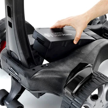 Stewart Golf Q Follow Carbon Range Electric Golf Cart | Hand-Built Carbon-Fiber Finish Smart Caddie with 3D Hands-Free Tracking - Image 10